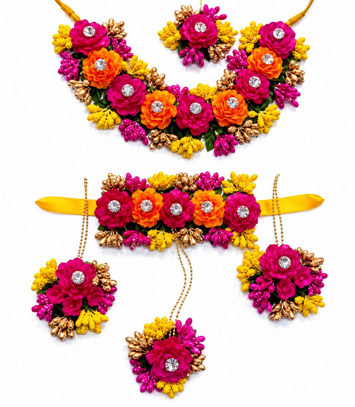Flower Jewellery for Haldi